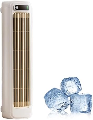 Ventilateur De Refroidisseur D'air Portable, Dispositif De Refroidissement De Tour Sans Lame, 3 Vitesses, Fonctionnement Silencieux Pour Le Bureau De Chambre, Batterie Rechargeable, Compact Design Ble