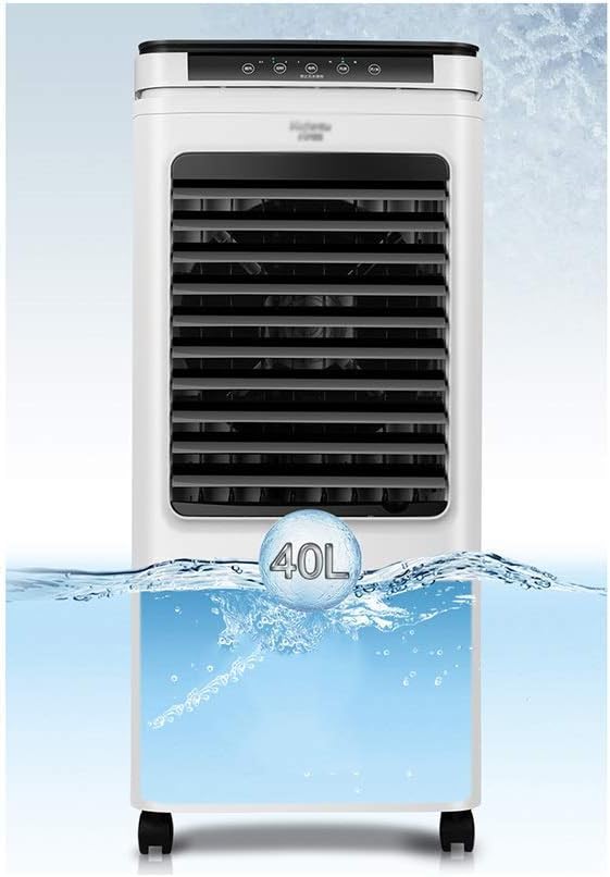 Refroidisseur D'air Pour Bureau à Domicile Refroidisseur D'air Portable De 40 Litres, Affichage LED, 3 Vitesses De Ventilateur, Minuterie De 24 Heures, Télécommande, Climatiseur Portable 16 000