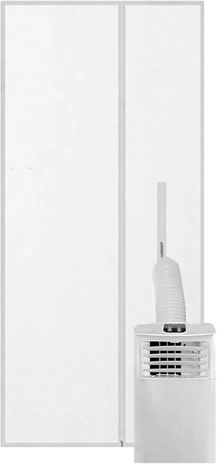 Kit De Fenêtre De Climatiseur Portable - Panneau De Ventilation De Porte Coulissante Universelle, Système De Support De Tuyau Réglable | Sceau Isolé Des Intempéries, Installation De Maison De Camping-