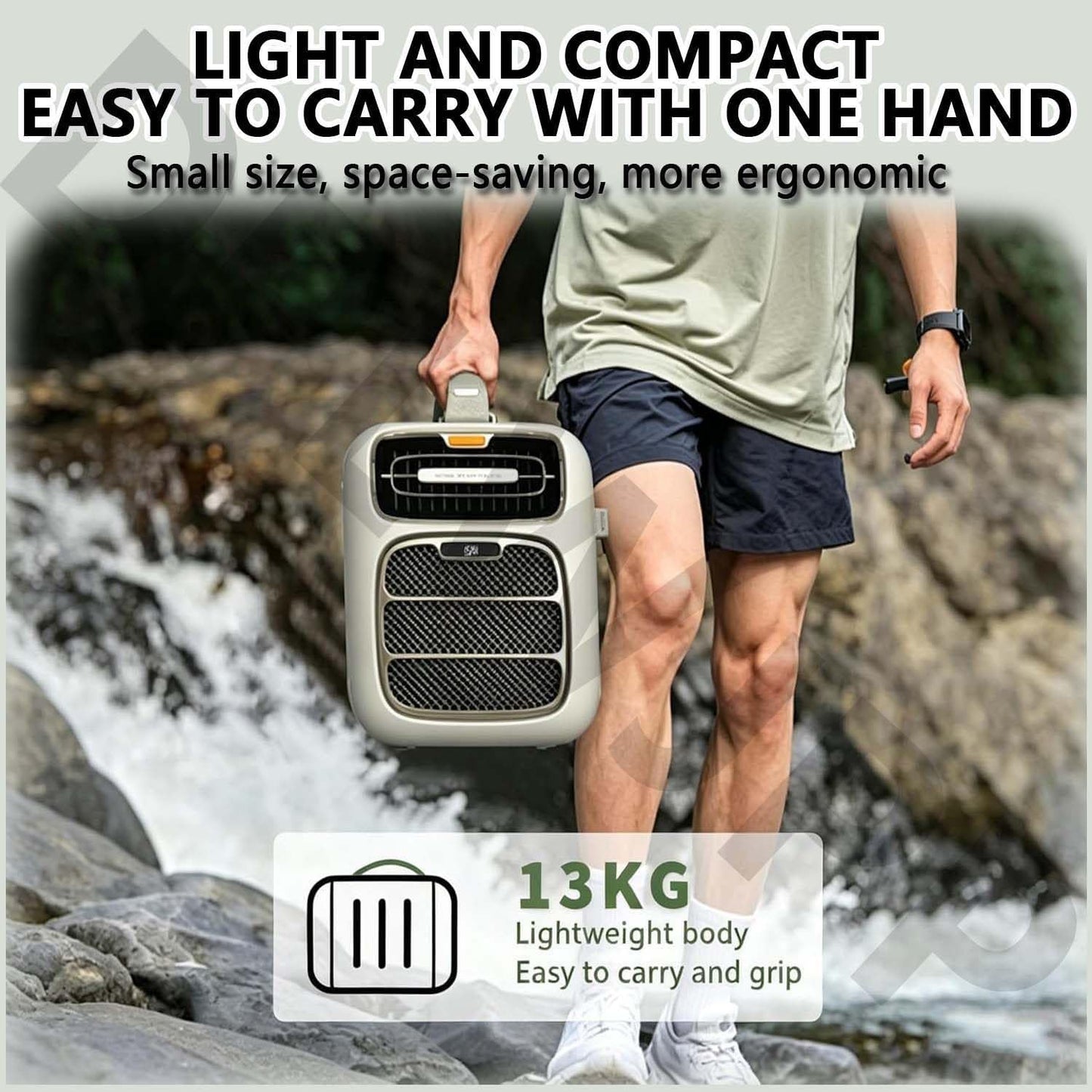 Climatiseurs Portables Mobiles Pour L'extérieur Unité Climatisation Pour Tente Glacière Extérieure Pour Camion Portable Pour Tente,Camping Car Caravane