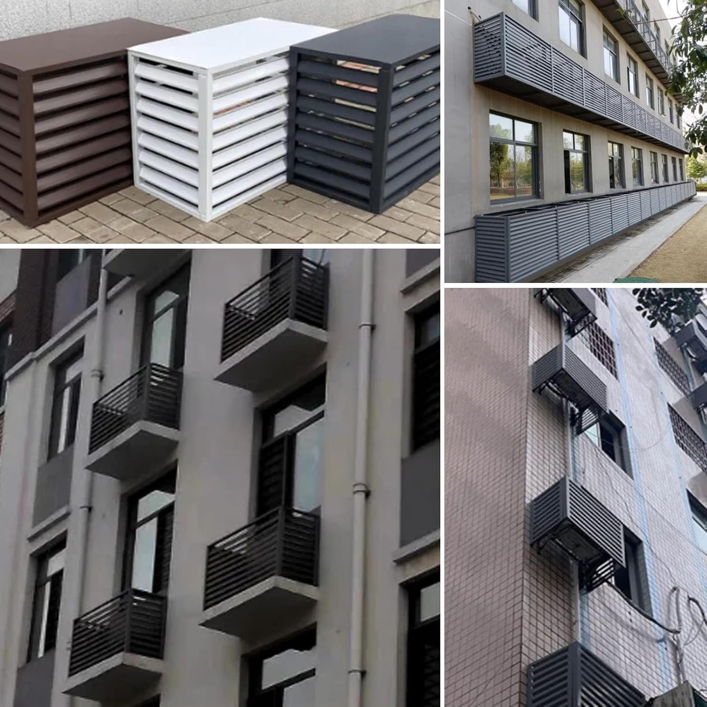 GENERIC Housse De Protection Pour Climatiseur Extérieur – Étanche à La Poussière Pour Mini Climatiseur Split – Matériau Extérieur Réduction Du Bruit Idéal Pour Une Utilisation En Extérieur