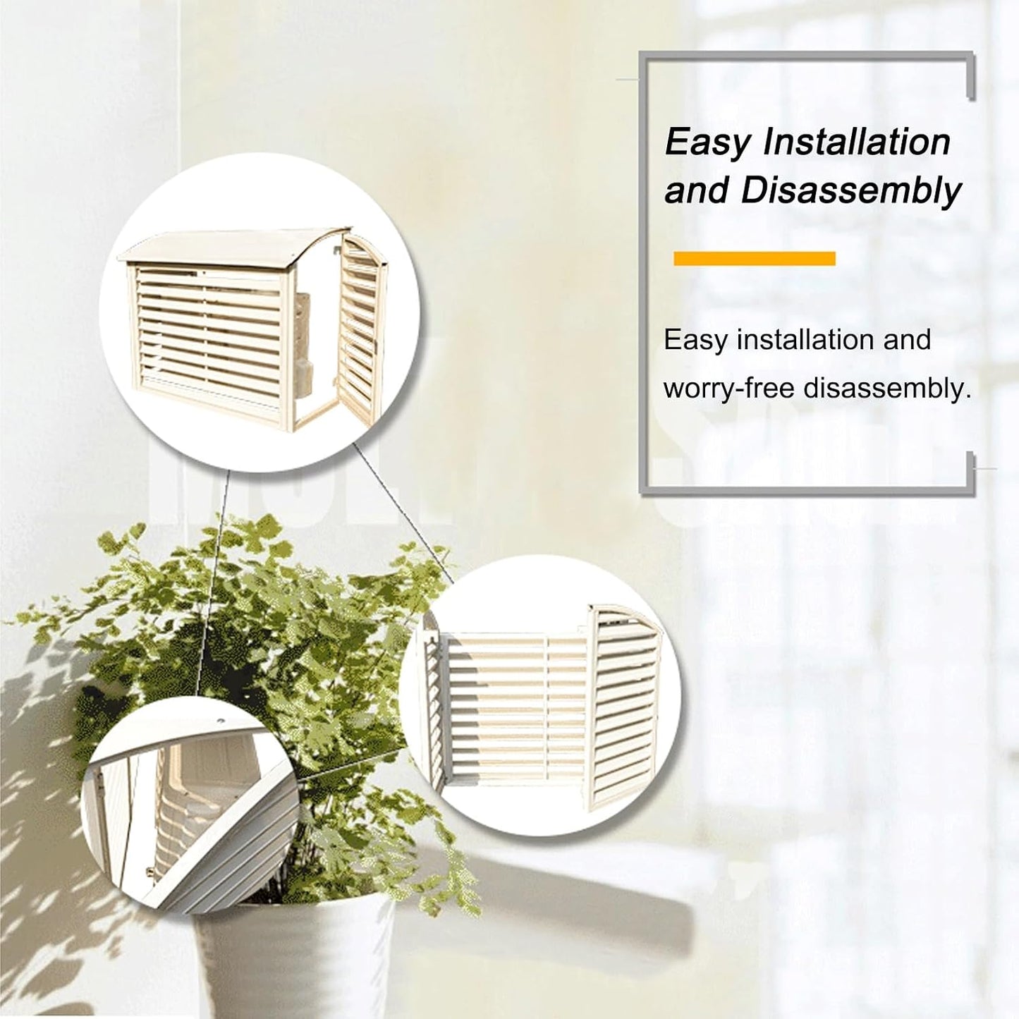 GENERIC Housse De Protection Imperméable Pour Climatiseur Extérieur, 100 X 50 X 85 Cm, Résistante Aux Intempéries Pour Climatisation Et équipement De Piscine, Résistante Aux Intempéries.