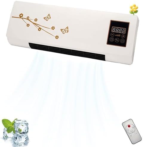 GENERIC Conditeur D'air Portable, Mini Unité De Climatisation Murale, Refroidissement Rapide Silencieux/Chaleur, Pas D'installation Requis, Split Max Design