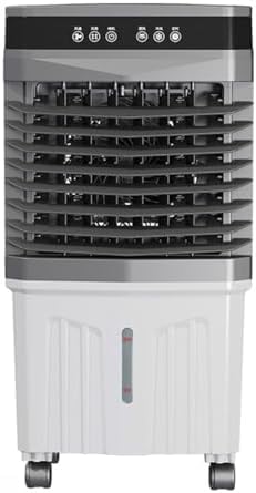 GENERIC Climatiseur évaporatif De Refroidisseur De Marais Avec Réservoir D'eau 12H Timer Ice Packs Télécommande Ventilateur Portable Pour Garage Bureau De Chambre à Coucher Whisper Dispositif De Refroidisseme