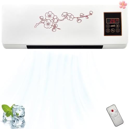 GENERIC Conditeur D'air Portable, Mini Unité De Climatisation Murale, Refroidissement Rapide Silencieux/Chaleur, Pas D'installation Requis, Split Max Design