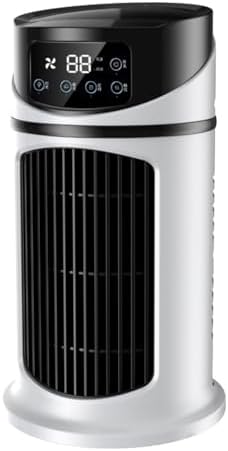 GENERIC Refroidisseur D'air Portable, Ventilateur D'évaporation USB Mini Avec Humidificateur Et Minuterie 6H, Unité De Climatisation De Bureau Sans Lame Silencieuse Pour La Chambre à Coucher, Bureau, Refroidi