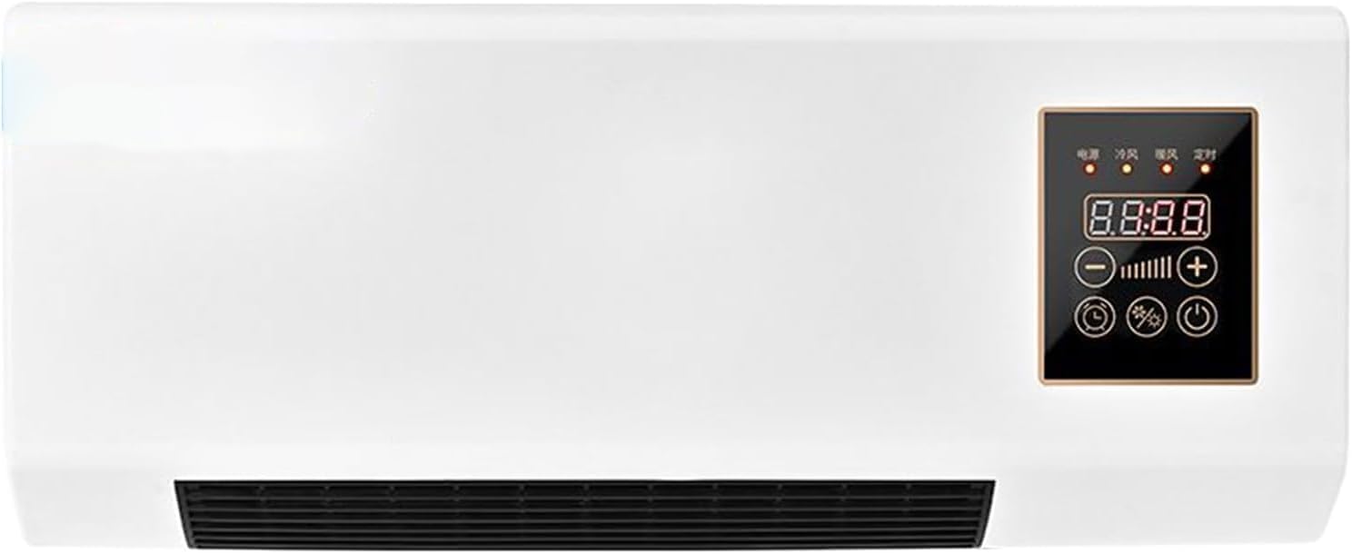  Ventilateur Sans Conduits D'air, Unité De Climatisation Murale Avec Télécommande, 2000 W Refroidissement Et Chauffage Pour Chambre À Courir Et Salon, Mini Split Silencieux Système Pour