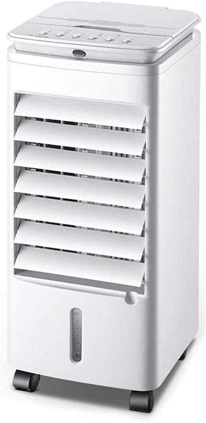  Climatiseur Portable, Compact Et Performant, Avec Ventilateur Mobile, Rafraîchisseur D'air évaporatif Ultra-Silencieux Et 3 Vitesses.