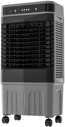GENERIC Refroidisseur D'air évaporatif Portable, 120 Oscillant Sans Tuyau AC Unité Avec Télécommande, 3 Vitesses 3 Modes 12H Minuterie, Ventilateur De Refroidissement Silencieux Pour La Maison De Bureau De La