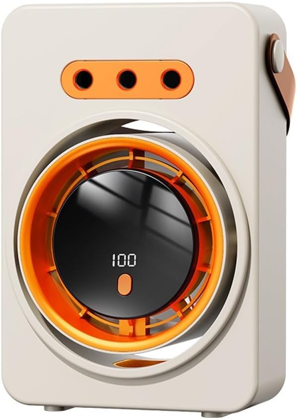  Climatiseur Portable 4 En 1 Pour Mini Refroidisseur D'air Avec Réservoir D'eau De 160 Ml, Ventilateur De Débit D'air Réglable à 100 Vitesses, Ventilateur De Refroidissement D'air Et Humidificateur
