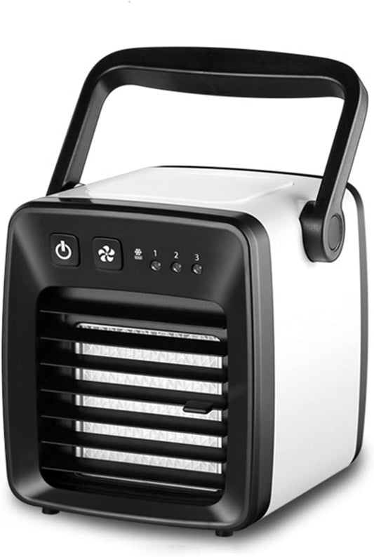  DieffematicKTY Climatiseur Mobile Evaporative Water Air Coolers Personal Desk Fans Air Conditioners (Color : Black)