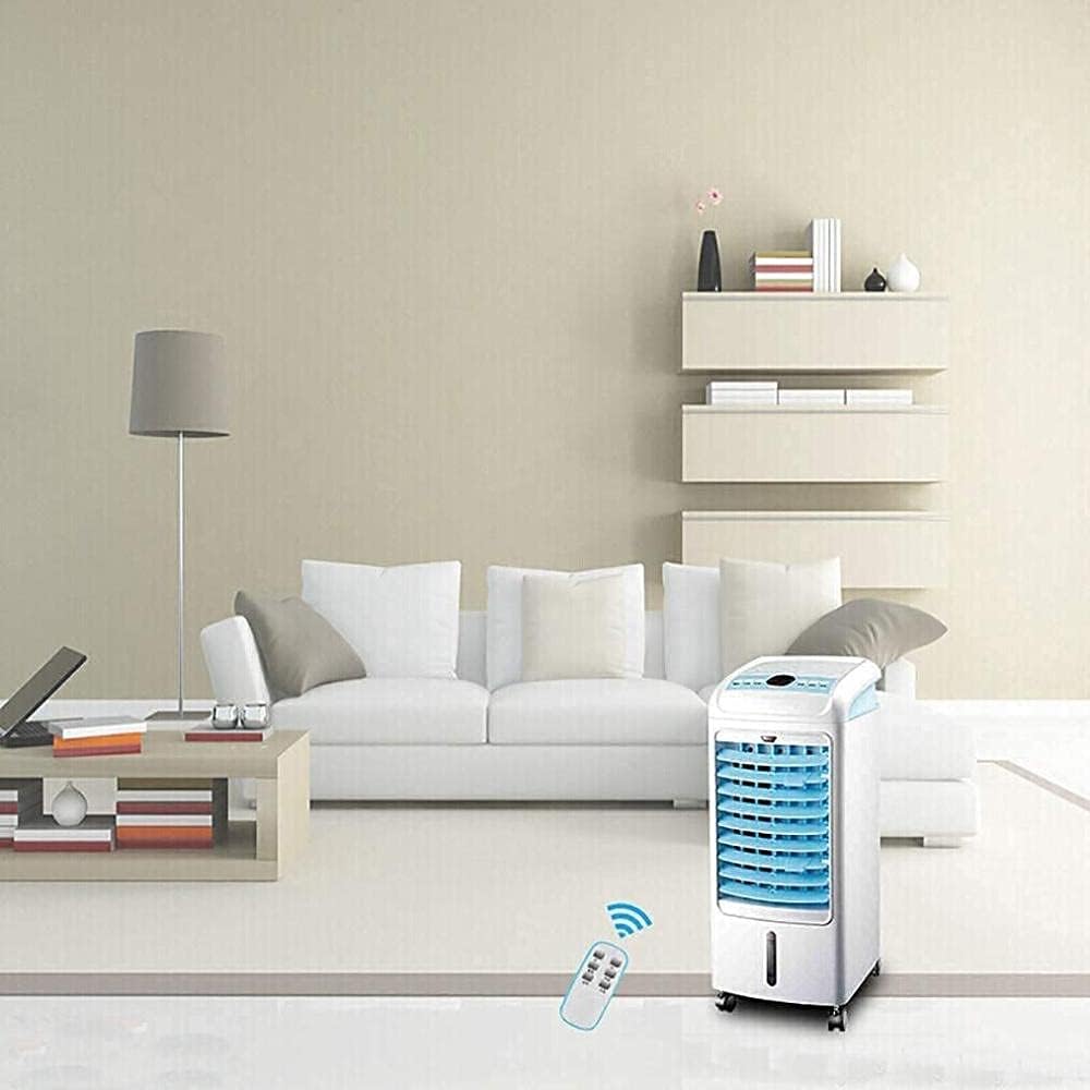  Climatiseur Portable, Rafraîchisseur D'air Mobile, Climatisation Ultra-silencieuse Avec Télécommande, Format Tour, Idéal Pour La Maison, La Chambre, La Résidence étudiante Ou Le Bu