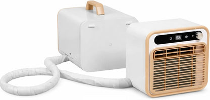  Climatiseur Portable 5000 BTU, AC Mobile Pour Tente 1m | Modèle Split Silencieux, Refroidisseur D'air Intelligent Avec Option Tuyau 1m/1.5m/2m, Minuterie 12H Bureau