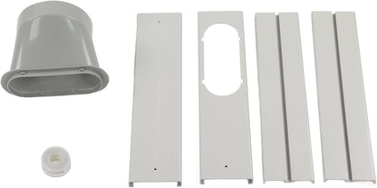  Aqxreight Kit De Fenêtre De Climatiseur Portable-Adaptateur Universel Pour Tuyau De 150mm, Sans Panneau En PVC, Porte Coulissante, Accessoire De Ventilation AC, Solution De Refroidissement