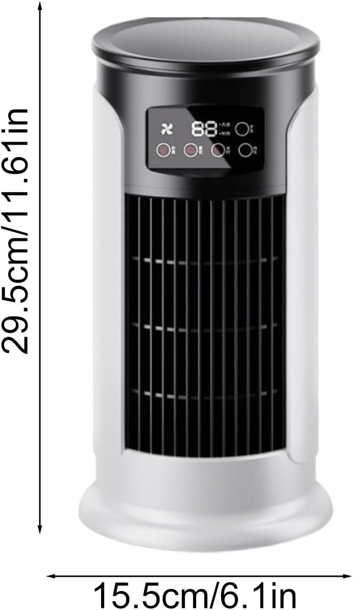  Climatiseurs Portatifs | Ventilateur Personnel Portable Rafraîchisseur D'Air | Minuterie Silencieuse Refroidisseur D'Air Réservoir 300 Ml Compact Pour Chambre Voiture Et Extérieur
