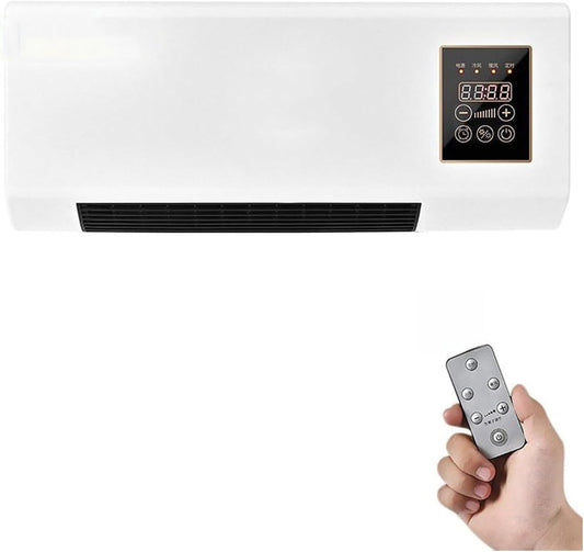  Ventilateur Sans Conduits D'air, Unité De Climatisation Murale Avec Télécommande, 2000 W Refroidissement Et Chauffage Pour Chambre À Courir Et Salon, Mini Split Silencieux Système Pour