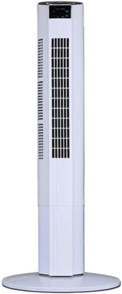 GENERIC Ventilateur De Tour Portable Avec Télécommande, 60° Circulateur D'air Oscillant, Ventilateur De Refroidissement Silencieux Pour Le Bureau à Domicile, Affichage LED, 3 Vitesses, Minuterie 12H, Concepti