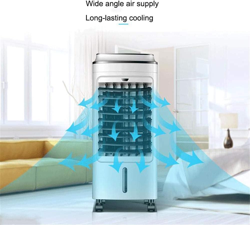  Refroidisseur D'air Pour Refroidisseurs Par évaporation De Bureau à Domicile Climatiseur Portable Avec Réservoir D'eau De 5 L, Climatisation 3 En 1 Pour