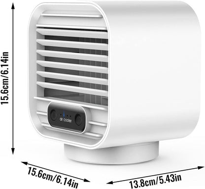  DieffematicKTY Climatiseur Mobile Portable Air Cooler Fan Summer Spray Three Gears Air Adjustable Mini Portable Air Conditioner (Color : Pink)