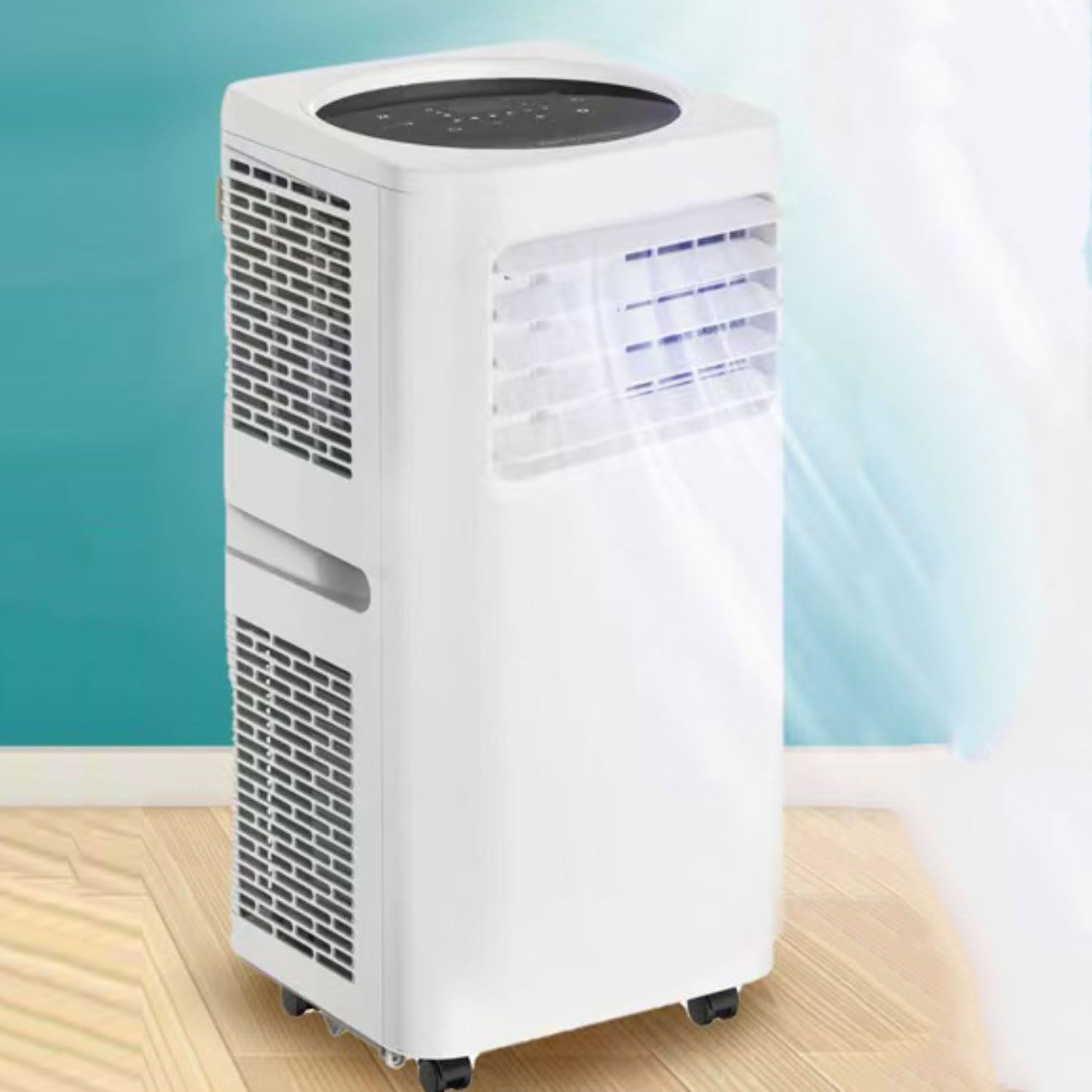  7000 BTU Climatiseurs Portables Climatiseur Portable Jusqu'à 350 Sq.Ft.Unité De Climatisation Portable Intelligente Avec Ventilateur Cool Déshumidificateur Sleep 24H Timer Remote & Installation Kit De
