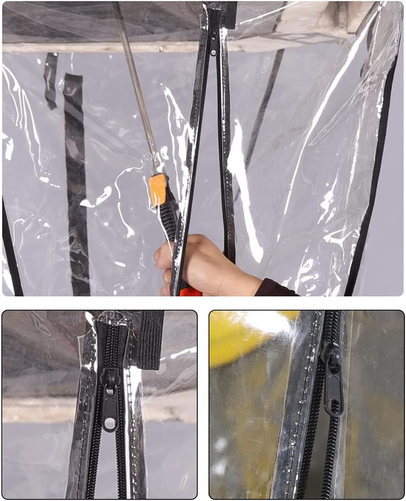  Zankie Housse De Nettoyage Pour Climatiseur | Housse De Lavage Pour Climatiseur De Plafond | Sac De Service De Climatisation Fendu étanche, Housse De Nettoyage Complète Pour Climatisation Murale