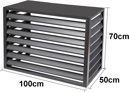  Housse De Protection Pour Climatiseur Extérieur, Protection Pour Climatiseur, écran De Confidentialité En Aluminium, Housse Pour Climatiseur Et Pompe à Chaleur, Pour Poub