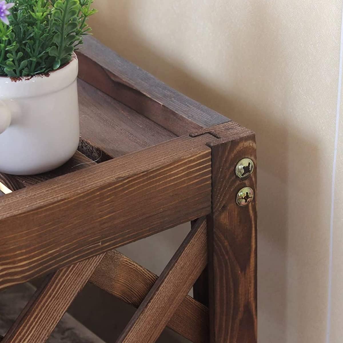  Support De Fleurs En Bois Massif Pour Climatiseur, Stores Décoratifs Pour Climatiseur, Grilles De Protection Pour Climatiseurs Et Pompes à Chaleur.