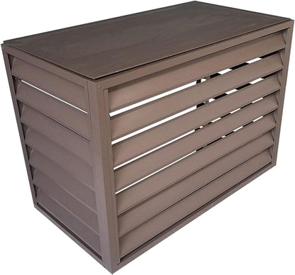GENERIC Housse Robuste Antivol En Aluminium Pour Unité De Climatisation Extérieure - Réduction Du Bruit, Protection Du Climatiseur Mini Split Et Résistante Aux Intempéries, Idéale Pour Une Utilisation En