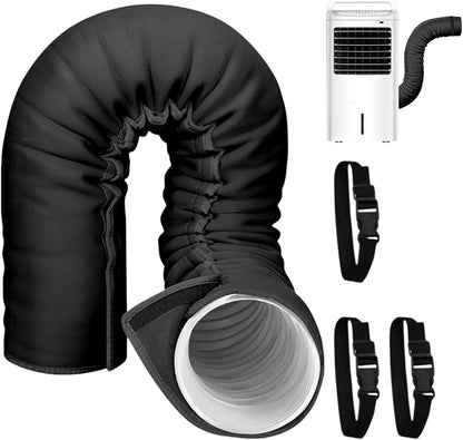  Manchon De Tube Isolé – Manchon D'isolation Pour Tuyau AC Portable | Enveloppement Thermique Pour éviter La Perte De Température, Disposition De Protection Thermique Solide Et Lisse