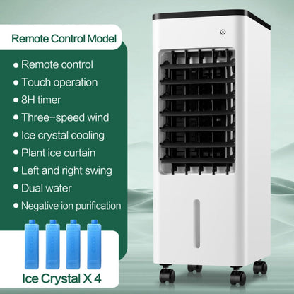 GENERIC Climatiseurs Portables Sans Fenêtre 9L Refroidisseur D'air évaporatif LED Affichage Portable Ventilateur De Refroidissement Purificateur D'air 3 Vitesses 90°Oscillant 8H Minuterie Refroidissement AC U