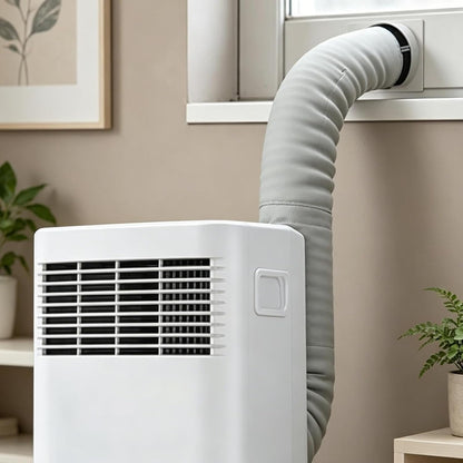  Manchon De Tube Isolé – Manchon D'isolation Pour Tuyau AC Portable | Enveloppement Thermique Pour éviter La Perte De Température, Disposition De Protection Thermique Solide Et Lisse