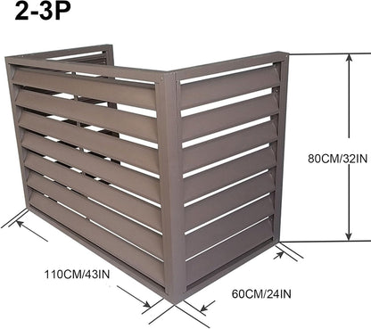  Housse De Protection Pour Climatiseur D'extérieur - Résistante Aux Intempéries - Pour Toutes Les Saisons Et Les UV - Compatible Avec La Plupart Des Modèles