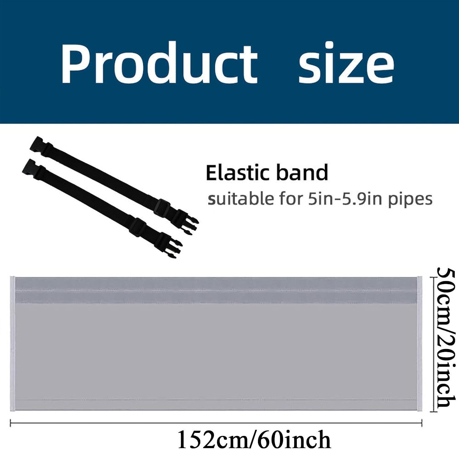  Gaine Isolante Pour Tuyau De Climatiseur – Protection Portable Manchon D'isolation, Compatible 5 Et 5,9 Pouces. Réduit La Condensation Et Améliore L'efficacité Énergétique – Pour Climatisation Mobile