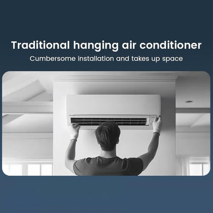  Ventilateur Rafraîchissant Ac Pour Pièce - Ventilateur Rafraîchissant Climatiseur - Rafraîchisseur D'Espace à Trois Vitesses Avec Recharge Sans Fil Pour Intérieur Extérieur Salle De Bains