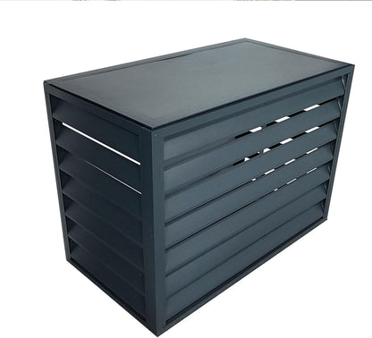 GENERIC Housse Décorative En Aluminium Pour Climatiseur - Clôture De Sortie D'air Extérieure - Protection De Pompe à Chaleur - Résistante Aux Intempéries - Décoration D'intérieur - Cachette élégante Pour