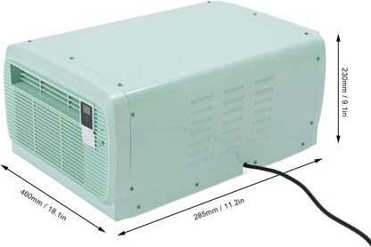  Climatiseur Portable, Camping AC 2300 BTU Avec Commande Vocale En Anglais Et Télécommande Pour Tente De Camping-car, Utilisation En Extérieur, Léger, économie D'énergie, Faible (Prise UE 220V)