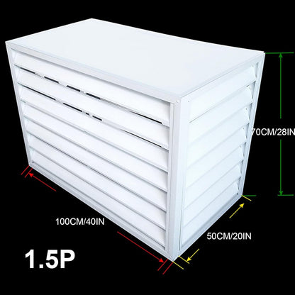 GENERIC Housse De Protection Pour Climatiseur Extérieur – Housse De Protection Imperméable Et Anti-poussière Pour Mini Climatiseur Divisé Réduction Du Bruit Matériau Extérieur Idéal Pour Toutes Les Conditions