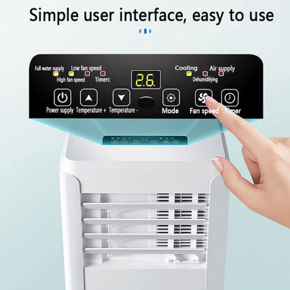  Climatiseur Portable, Unité Intelligente Intelligente AC Silencieuse Avec Déshumidificateur Cool Et Modes Ventilateur, Pour La Pièce Jusqu'à 350 Pieds Carrés, Télécommande, Minuterie 24H, Kit D'instal