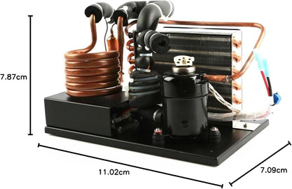 Climatiseur CC Refroidisseur Compact à Fil De Cuivre 48 V CC De Qualité Professionnelle, Capacité De Refroidissement De 130 W, Utilisant Le Réfrigérant R134a