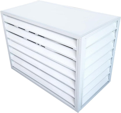  Housse De Protection Pour Climatiseur Extérieur - Étanche - Solution De Dissimulation De Clôture Compatible Avec La Plupart Des Climatiseurs Standard