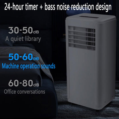  Climatiseur Portable, Unité Intelligente Intelligente AC Silencieuse Avec Déshumidificateur Cool Et Modes Ventilateur, Pour La Pièce Jusqu'à 350 Pieds Carrés, Télécommande, Minuterie 24H, Kit D'instal