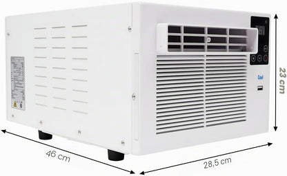  Refroidisseur Mobile, 280 W, Climatiseur Avec Tuyau D'évacuation, Climatiseur Compact Mobile Avec Fonction Minuterie, Pour Maison, Chambre, Bureau, 41,5 X 28,3 X 20,5 Cm