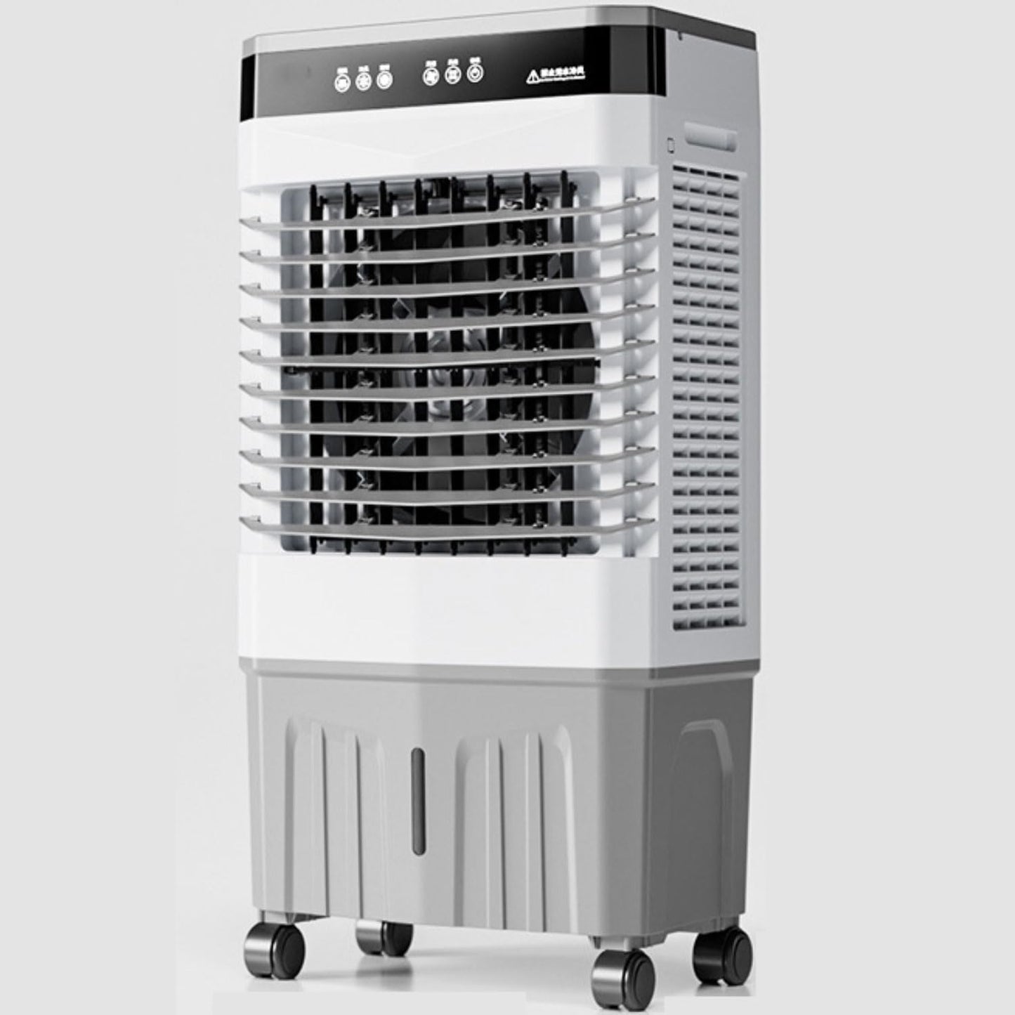 GENERIC Refroidisseur D'air évaporatif Portable Avec Oscillation De 120 Degrés, 3 Vitesses, Minuterie De 12 Heures, Conception à Faible Bruit Pour Le Bureau De Chambre à Coucher, Ventilateur De Refroidissemen