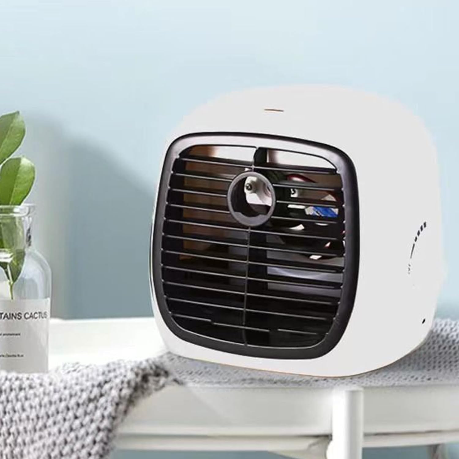  Climatiseurs Portatifs,Humidificateur Évaporatif De Bureau - Appareil De Refroidissement USB Portable Pour Voyage, Extérieur Et Camping