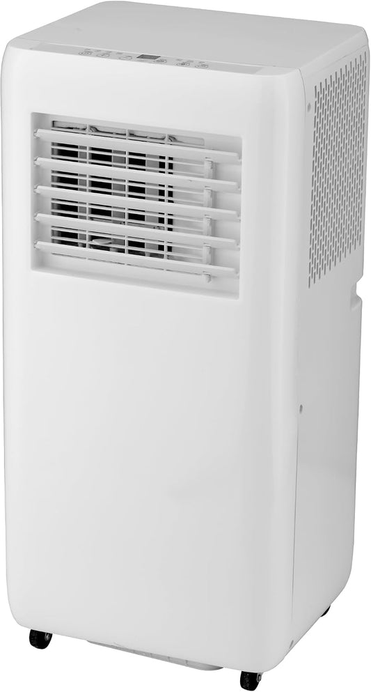  Climatiseur Portable Fresh White 7000 BTU 750 W | 1750 FR, Déshumidificateur, 2 Vitesses, Télécommande Incluse, Kit Fenêtre 70 X 33 X 28 Cm