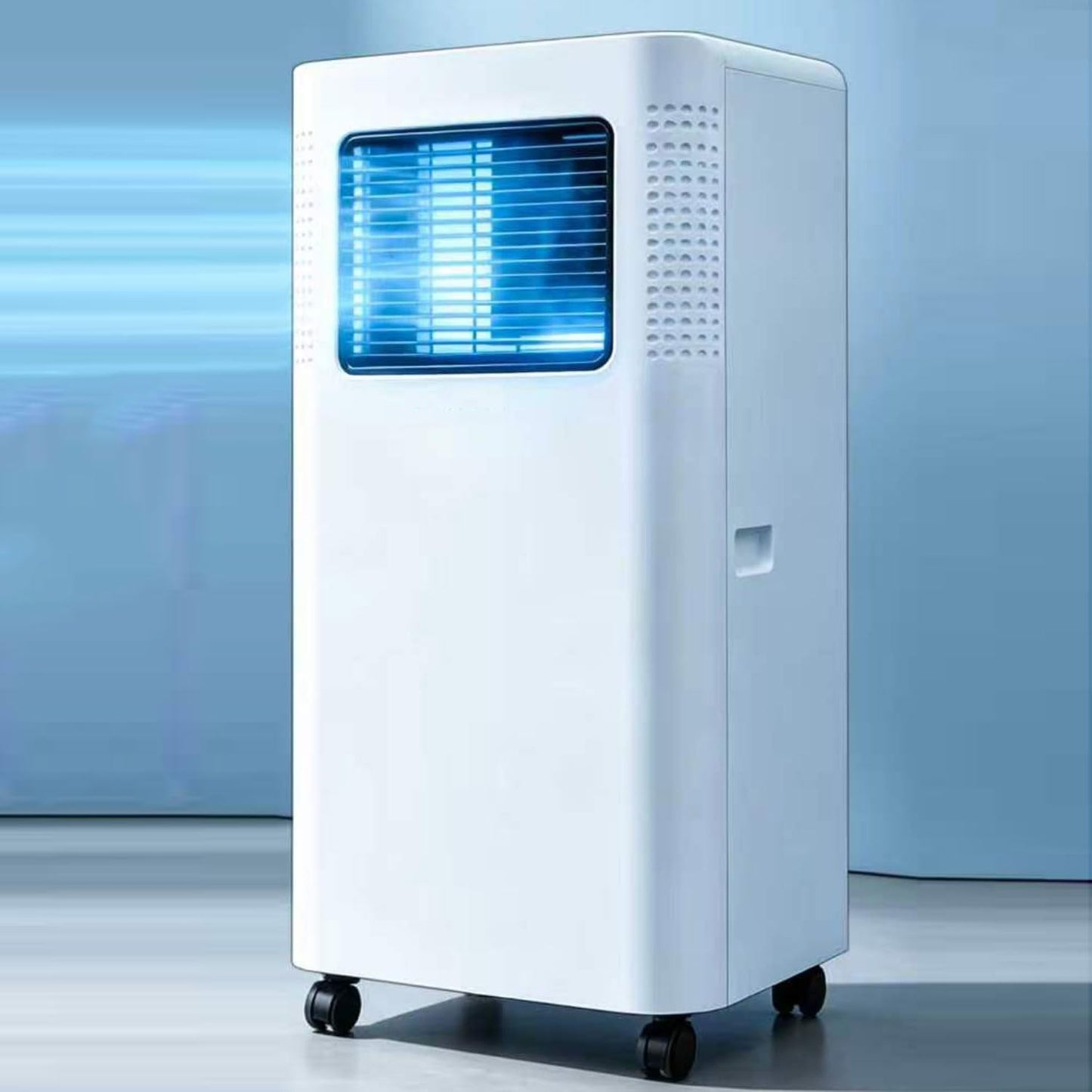 GENERIC Climatiseur Portable Silencieux Refroidit Jusqu'à 300 M², Unité AC Avec Télécommande Et Minuterie, Mode Veille, Kit De Fenêtre Pour Chambre à Coucher, Pas De Mur Nécessaire