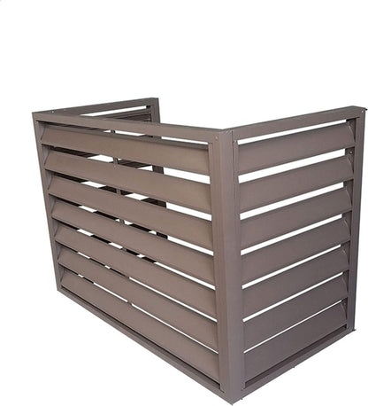 GENERIC Housse De Protection En Aluminium Pour Climatiseur Extérieur – Housse De Protection Pour Mini Systèmes Divisés – Étanche à La Poussière Et Réduction Du Bruit – Idéal Pour Toutes Les Conditions