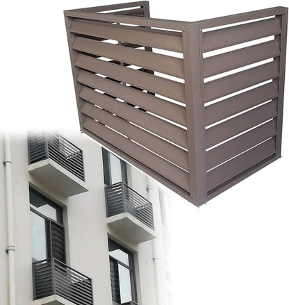  Housse D'extérieur Résistante Aux Intempéries Pour Pompe à Chaleur Et Climatiseur - Protection Métallique Robuste - 110 X 60 X 80 Cm - Idéale Pour Les Unités CVC Et Une Utilisation Murale Extérieure