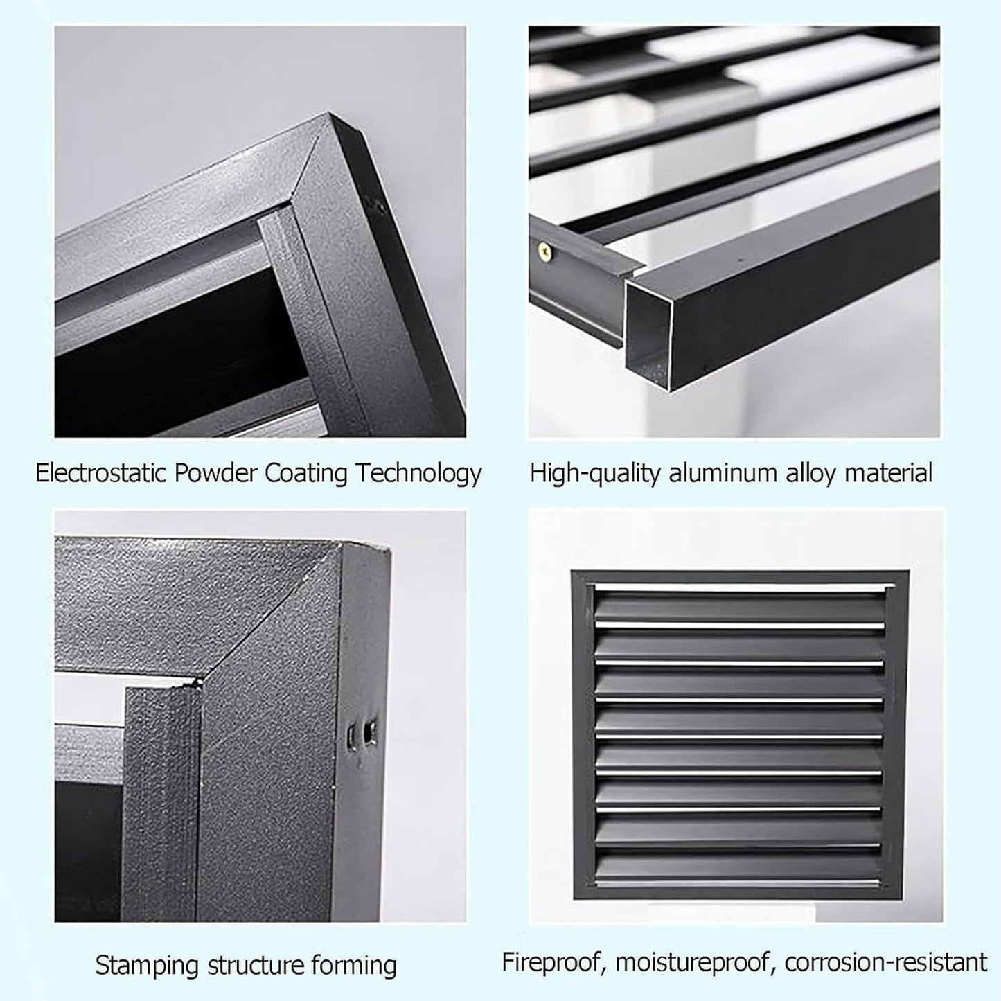 GENERIC Housse De Protection Robuste Et Résistante Aux Intempéries Pour Climatiseur Extérieur Avec Motif De Clôture D'intimité – Protection Antivol Et écran Décoratif Pour Climatiseurs Divisés