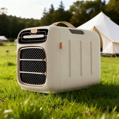  Climatiseur Portable, Climatiseur De Camping Réversible, Température De Refroidissement : 16–32 °C, Surface Couverte : 8–10 M², Idéal Pour Tentes, Camions, Voitures, Camping-cars Et Vans Aménagés.